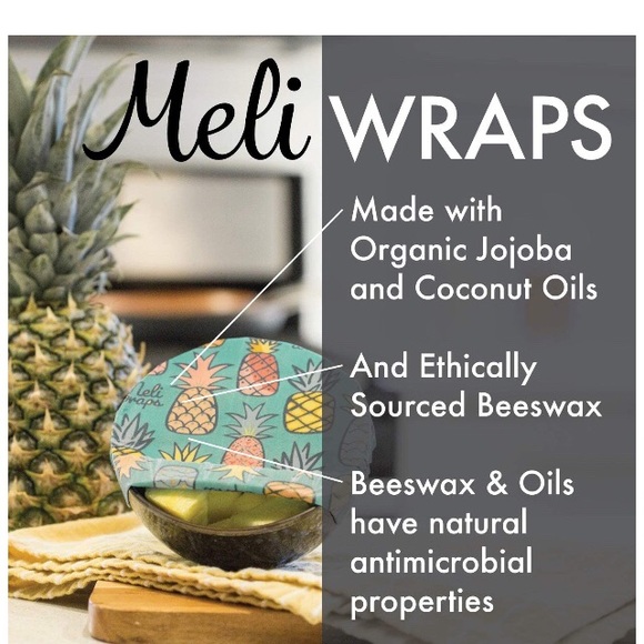 Meli Wraps Reusable Beeswax Food Wraps - Picture 5 of 7